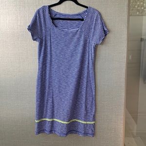 Vineyard vines blue striped dress